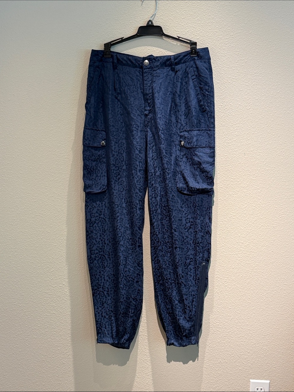 Johnny Was Deep Navy Jacquard Dressy Cargo Styling